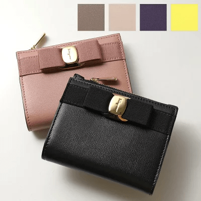 フェラガモ SALVATORE FERRAGAMO ヴィラリボン 財布 22E009