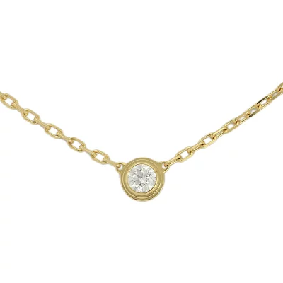 カルティエ Cartier ネックレス ディアマン レジェ SM ダイヤモンド イエローゴールド B7215800