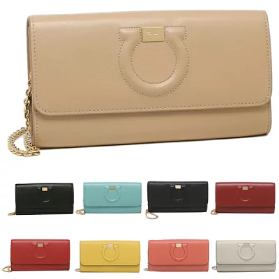 フェラガモ Salvatore Ferragamo ショルダー財布 ガンチョシティ 22D292