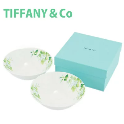 ティファニー TIFFANY&Co リーフ リーブス ペアボウル