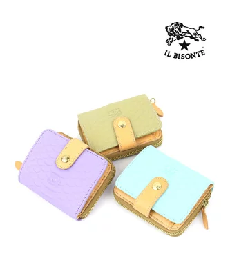 IL BISONTE イルビゾンテ 二つ折り財布 54222307140-0062201