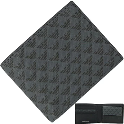 EMPORIO ARMANI 二つ折り財布 Y4R065 YG91J 81072
