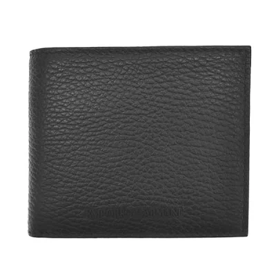EMPORIO ARMANI エンポリオアルマーニ カーフレザー 二つ折り財布 Y4R167 Y068E 80001