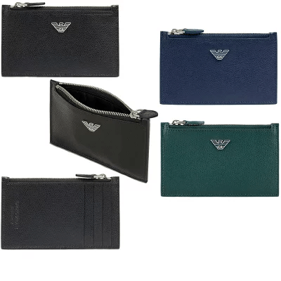 EMPORIO ARMANI エンポリオアルマーニ 小銭入れ付きカードケース 180149GN181072BK