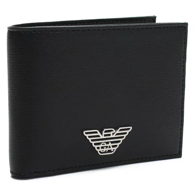 EMPORIO ARMANI エンポリオアルマーニ イーグルロゴ 二つ折り財布 Y4R165 YLA0E 81072