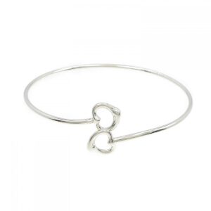 ティファニー TIFFANY&Co. ダブル オープンハート エルサ ペレッティ バングル