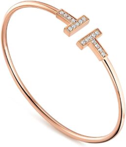 ティファニー TIFFANY&CO. Tワイヤー ダイヤ ブレスレット 33450303