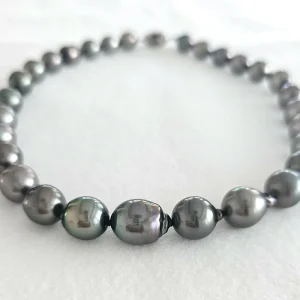 黒蝶真珠 ネックレス バロック 13.0-11.0mm 45cm
