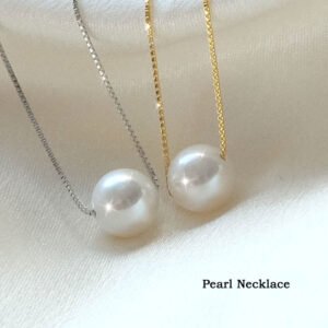 真珠 パール ネックレス 1粒 一粒 パールネックレス 8mm 8ミリ