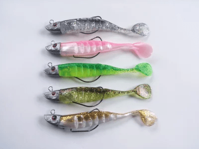 シャッドテール ジグヘッド ワーム 12cm