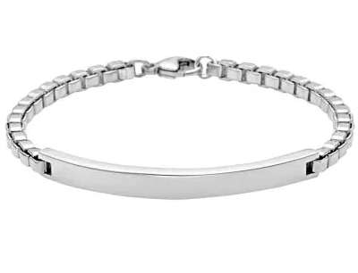 Tiffany&Co. ティファニー ベネチアン リンク ブレスレット カーブアイディープレート