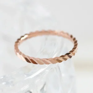 18k リング レディース カッティングリング
