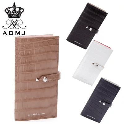 ADMJ エーディーエムジェイ ナイルクロコ ロングウォレット 22aw06008