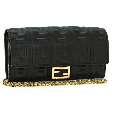 フェンディ FENDI チェーンウォレット 長財布 8M0365 AAJD