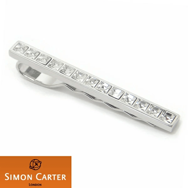 サイモンカーター SIMON CARTER シルバー クリスタルストーン タイピン