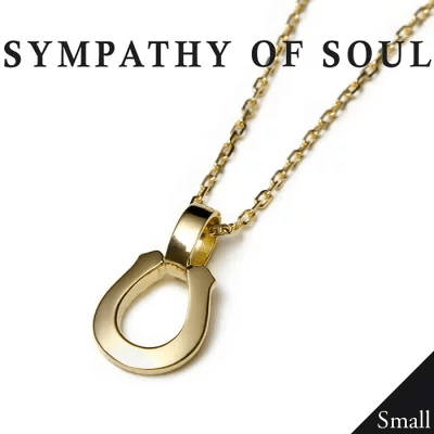 シンパシーオブソウル SYMPATHY OF SOUL  スモールホースシュー ゴールド K18 ネックレス