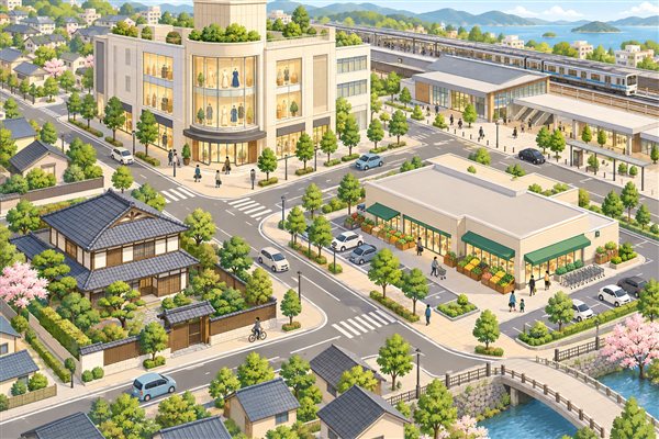 相手の住まいの施設環境で選ぶのイメージイラスト