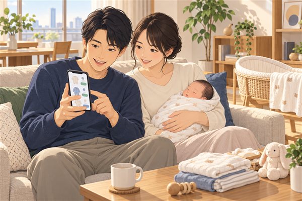 相手の生活スタイルのイメージイラスト