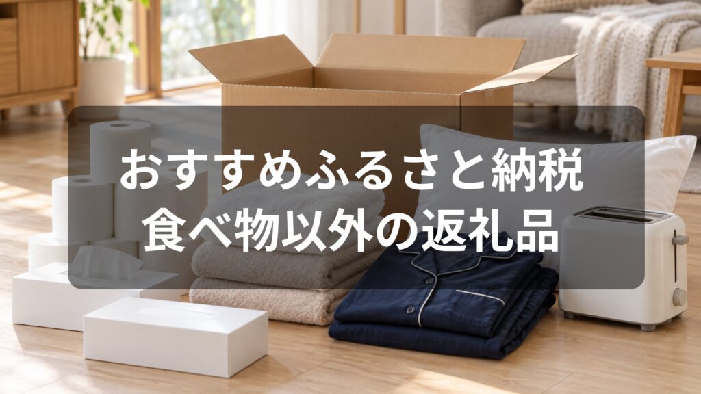 おすすめふるさと納税 食べ物以外の返礼品