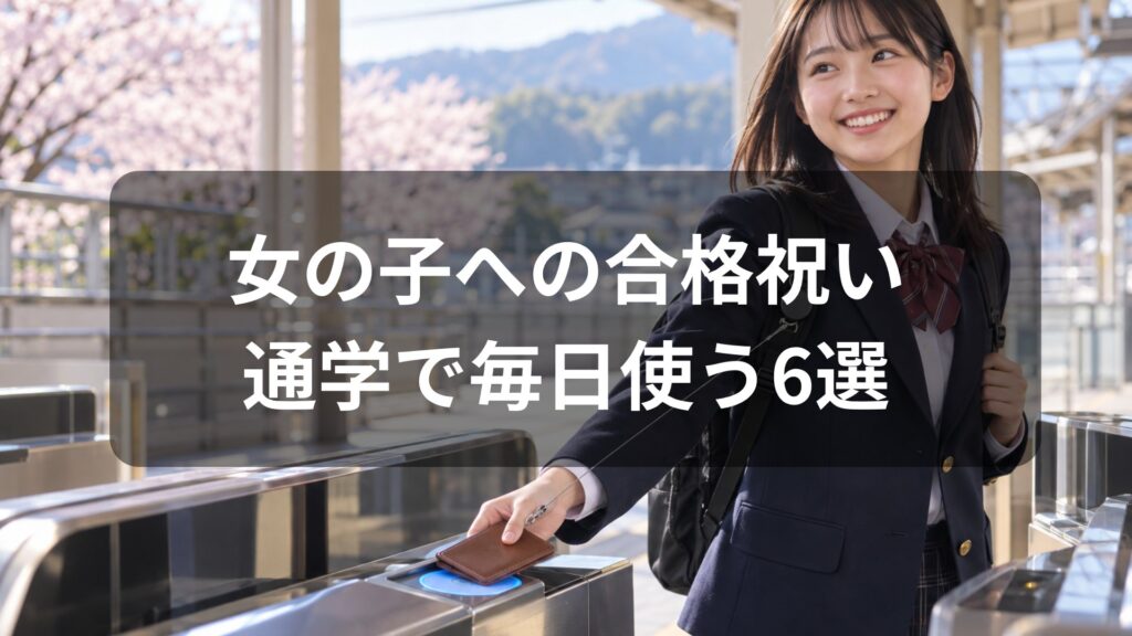 女の子への合格祝い 高校・大学