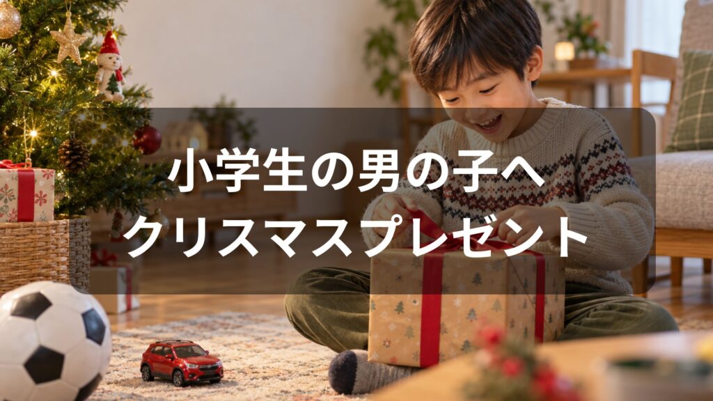 小学生の男の子へのクリスマスプレゼント10選