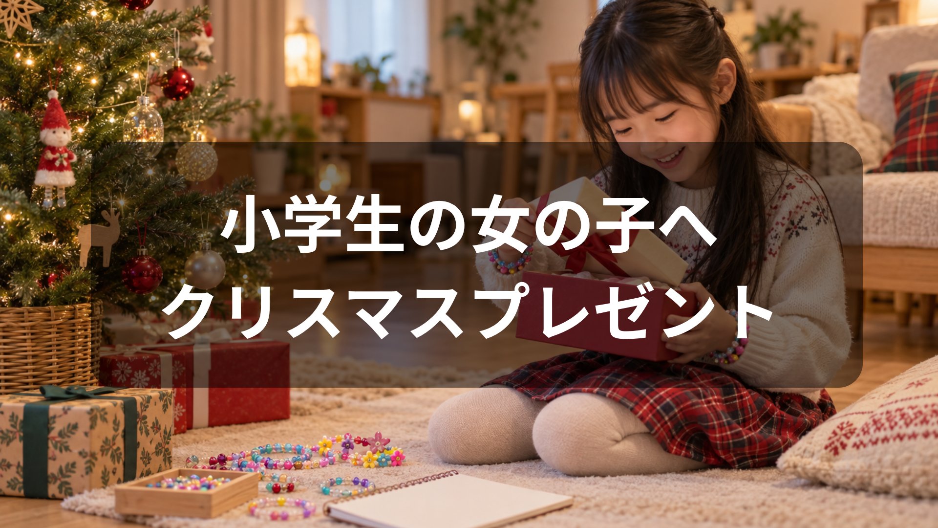 小学生の女の子へのクリスマスプレゼント10選